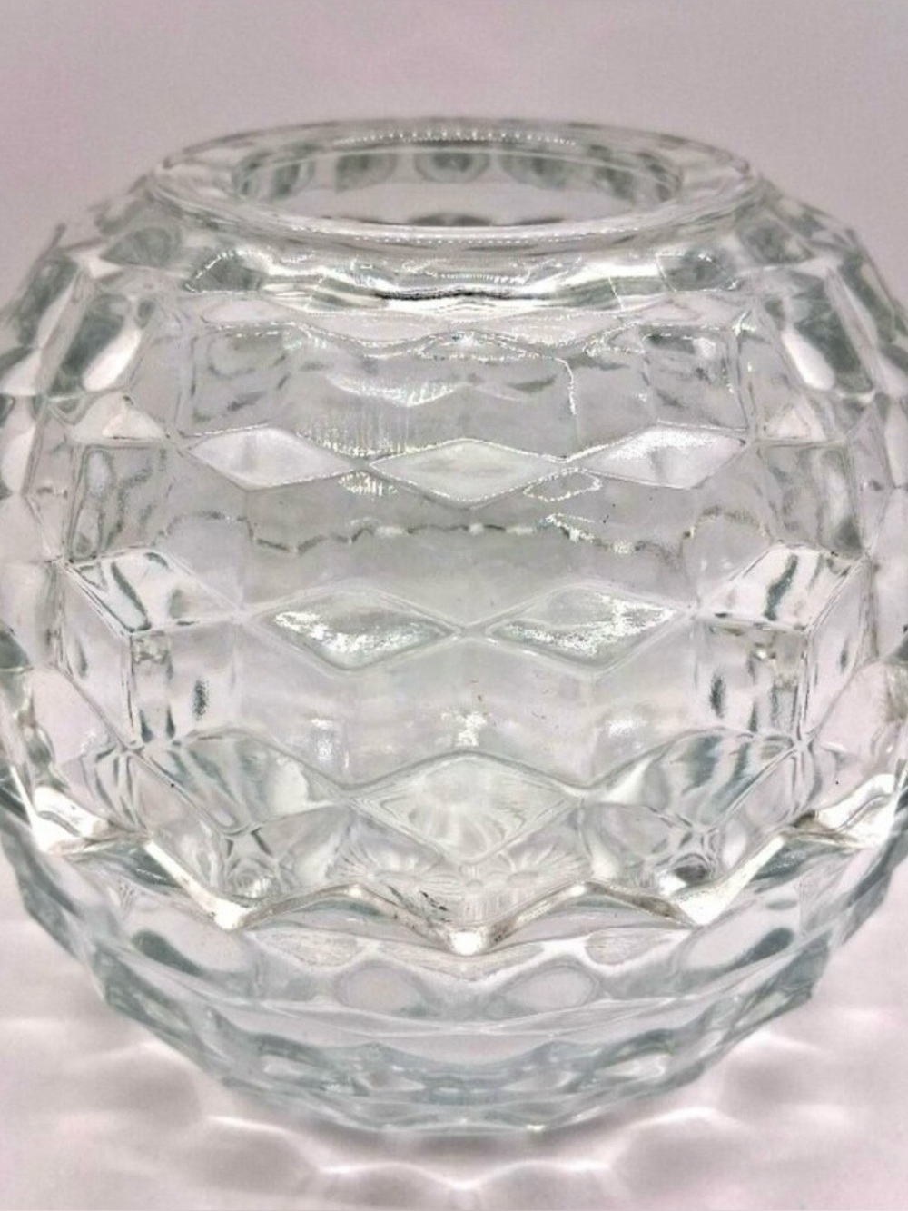 HOMCO Cubist Faceted Clear Glass fairy light